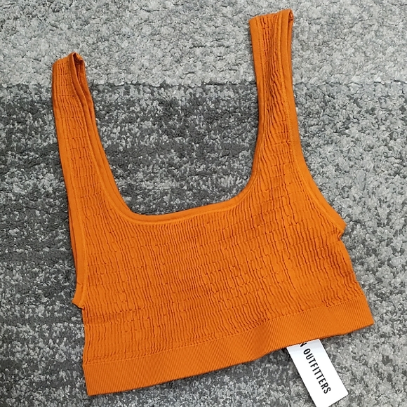 Urban Outfitters Tops - Urban Outfitters Mango Color Crop Top/Bra
